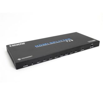   PROCONNECT Splitter HDMI 2.0b, 8-port 4K@60Hz 4:4:4, 1x8, EDID, HDR, HDCP2.2