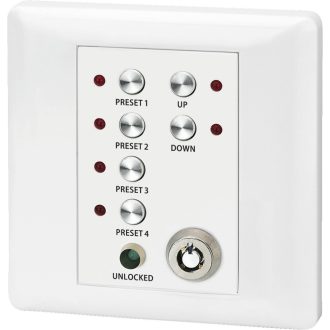 Monacor DRM-882WP wall-mounted remote control panel