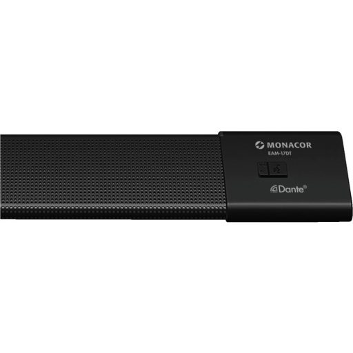 Monacor EAM-17DT pa desktop microphone (push-to-talk) with integrated dante module