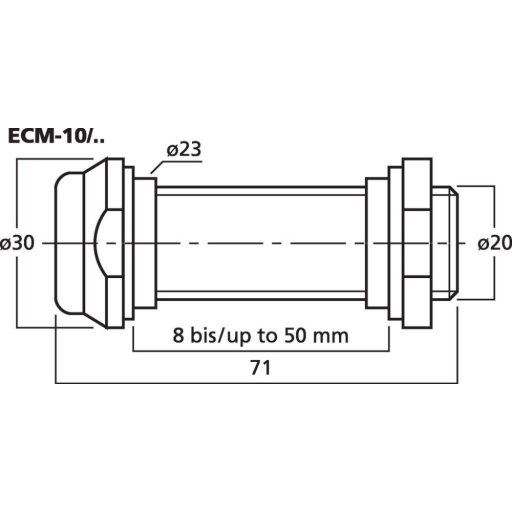 Monacor ECM-10/WS beépíthető fantom-mikrofonok