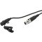 Monacor ECM-402L elektrét csíptetős mikrofon