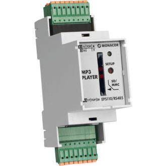 Monacor EPS110/RS485 mp3 player, din rail