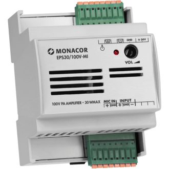 Monacor EPS30/100V-MI 100 v pa amplifier, din rail