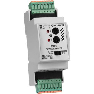 Monacor EPS32 amplifier, din rail