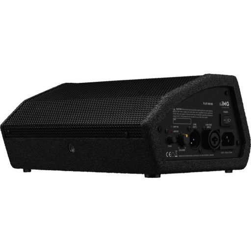 Monacor FLAT-M100 active pa stage monitor speaker system, 200 w