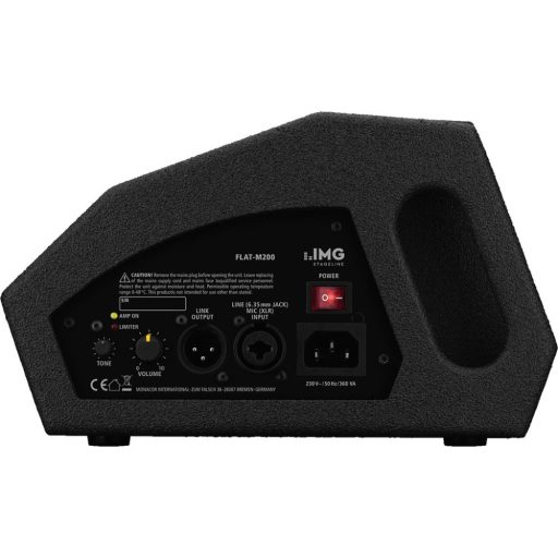 Monacor FLAT-M200 aktív pa szinpadi monitor hangfal, 300 w