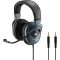 Monacor HPM-535 professional stereo headphones with electret boom microphone
