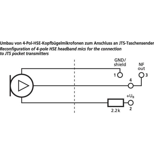 Monacor HSE-120 fejpántos mikrofonok