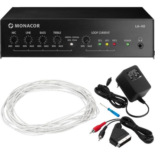 Monacor LA-40 aktív hurokerősítő