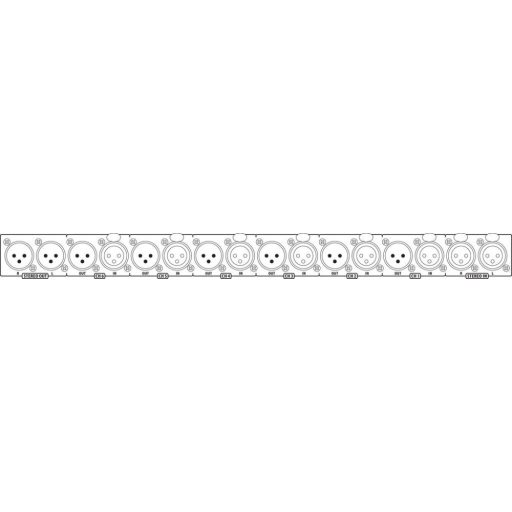Monacor LMS-808 mikrofon- és vonalkeverő/vonalsplitter