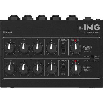 Monacor MMX-8 univerzális audió mini keverő