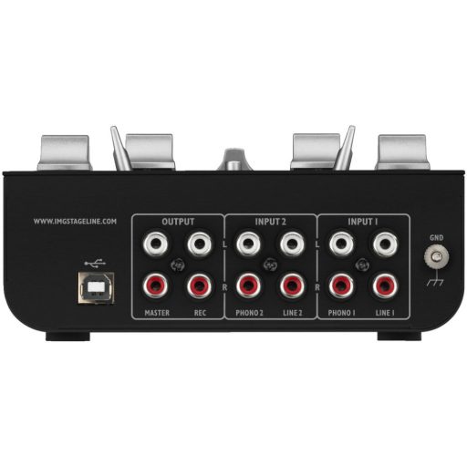 Monacor MPX-20USB 3-csatornás sztereó dj keverőpult