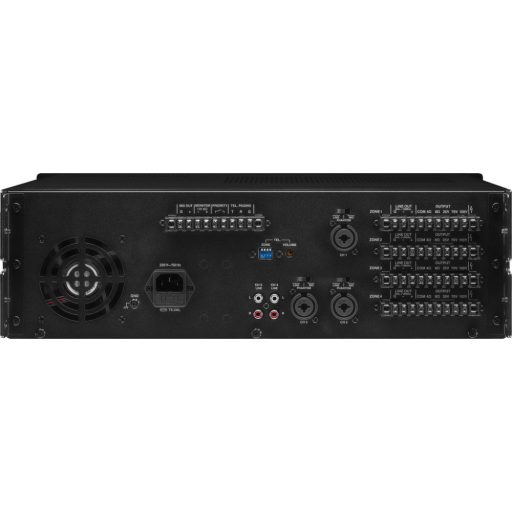 Monacor PA-12040 4-zónás monó keverőerősítők, 4 x 120 w