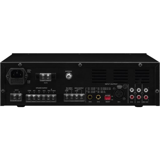 Monacor PA-803DAP d-osztályú mono pa keverőerősítő, mp3, usb/sd, fm, dab+, bt, 30 w