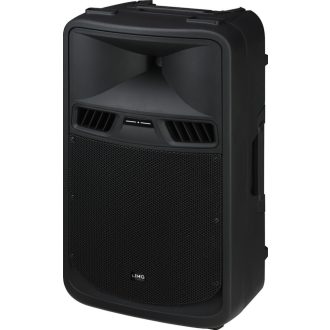   Monacor PAK-412 active power pa speaker system with 2-channel amplifier, 700 w