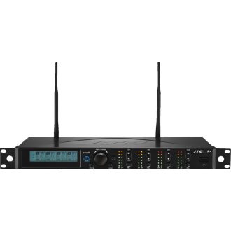 Monacor R-4/5 4-channel diversity uhf pll wideband receiver
