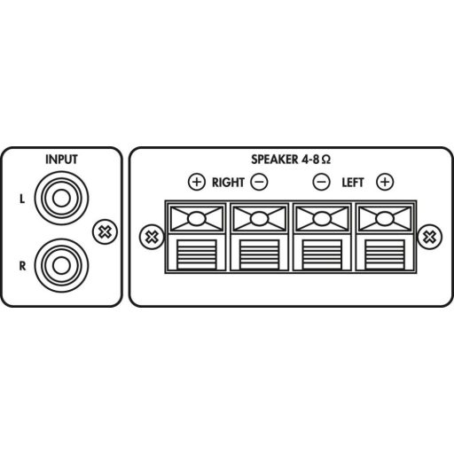 Monacor SA-200 universal stereo amplifier, 100 w