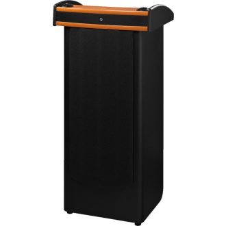   Monacor SPEECH-204 professional lectern with integrated 2-channel multifrequency receiver unit with uhf pll technology