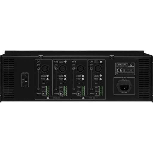 Monacor STA-1504 sokcsatornás pa erősítők