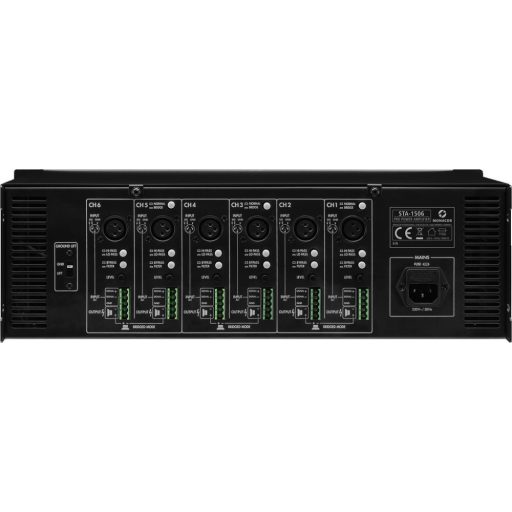 Monacor STA-1506 sokcsatornás pa erősítők