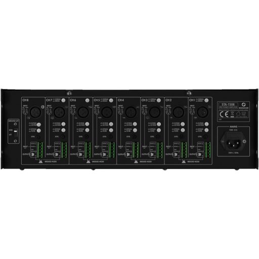 Monacor STA-1508 sokcsatornás pa erősítők