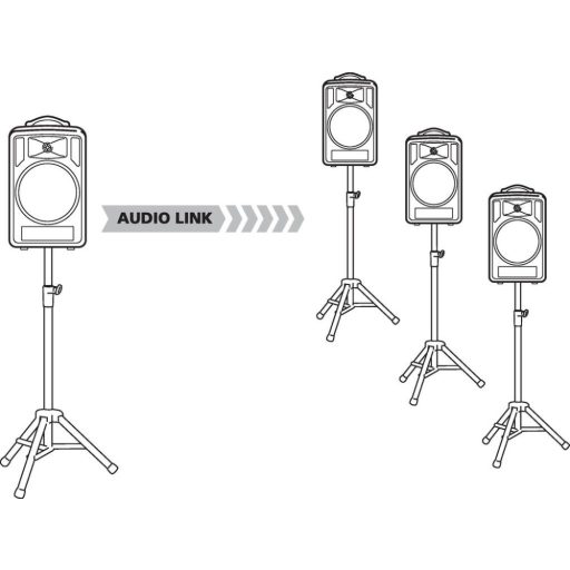 Monacor TXA-1022CD portable high-power amplifier systems