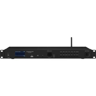   Monacor WAP-204RS internet radio, fm rds and dab+ tuner, mp3 player, bluetooth