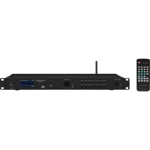 Monacor WAP-204RS internet radio, fm rds and dab+ tuner, mp3 player, bluetooth