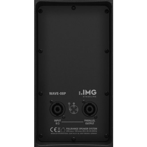 Monacor WAVE-08P passive full range speaker system, 200 w, 8 ω