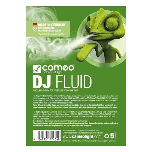 Cameo DJ FLUID 5 L füstgépekbe való folyadék