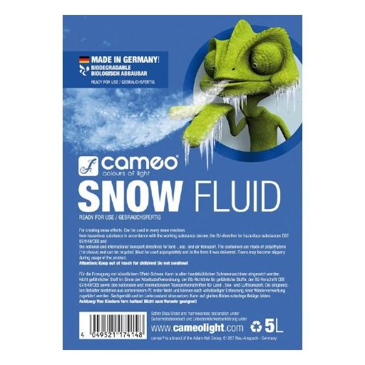 Cameo SNOW FLUID 5 L hógépbe való folyadék