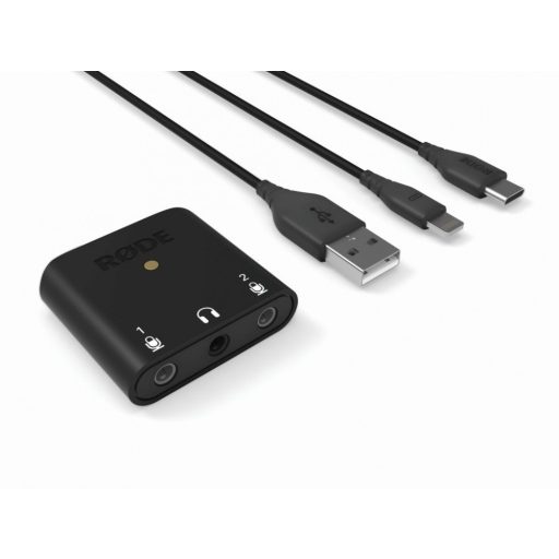 Rode AI-Micro két csatornás mikrofon és fejhallgató interface mobiltelefonhoz