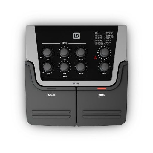 LD Systems FX 300 SET kétcsatornás gitár effektpedál készlet