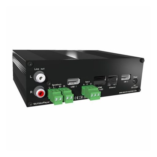 Waves System VP320 My Video Player interaktív Full HD videó/audió fájlok, 4K UHD és HDR lejátszásához, 1 trigger