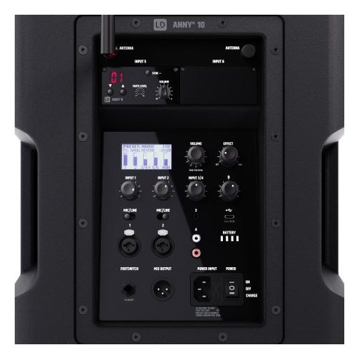 LD Systems ANNY® 10 HHD B5 ANNY hordozható, akkumulátoros PA rendszer