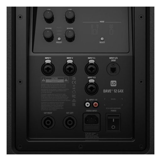 LD Systems DAVE 12 G4X hangrendszer