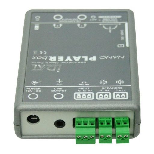 Waves System NanoPlayer Box + interaktív MP3/WAV lejátszó, egy bemenettel, két beépített erősítővel