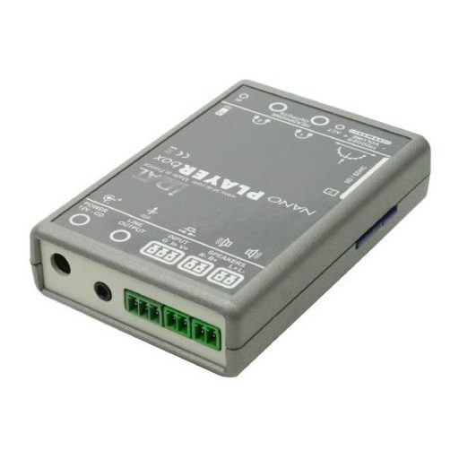 Waves System NanoPlayer Box + interaktív MP3/WAV lejátszó, egy bemenettel, két beépített erősítővel