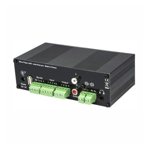 Waves System MicroPlayer mkIII + interaktív MP3/WAV lejátszó, címezhető bemenettel, két beépített erősítővel